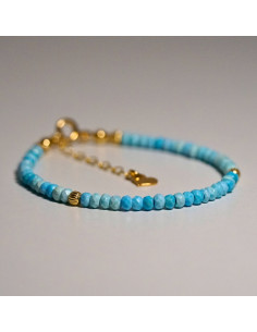 Bransoletka Oponka Turkus 3x2mm - Crystals Break 2