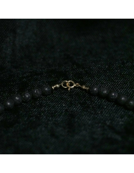 Naszyjnik Lawa Wulkaniczna x Bawole Oko 6mm - Crystals Break