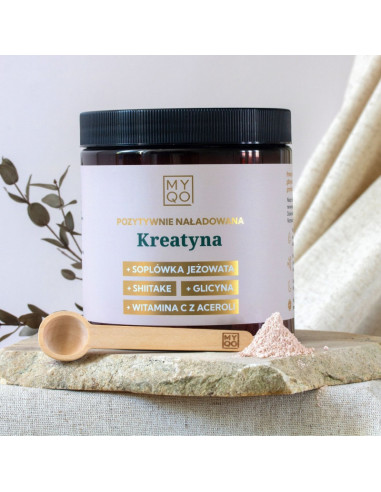 POZYTYWNIE NAŁADOWANA KREATYNA 300 G - MYQO