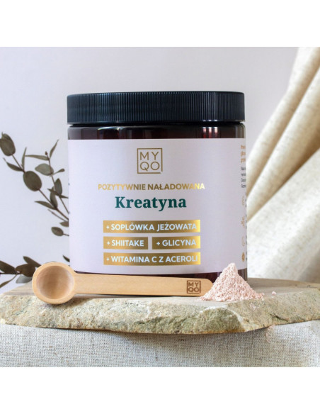 POZYTYWNIE NAŁADOWANA KREATYNA 300 G - MYQO