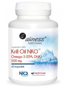 OLEJ Z KRYLA-KRILL OIL NKO 500mg 60kaps ALINESS