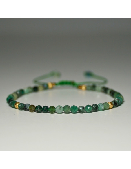 Bransoletka Szmaragd Ciemny 3mm - Crystals Break