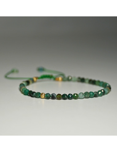 Bransoletka Szmaragd Ciemny 3mm - Crystals Break