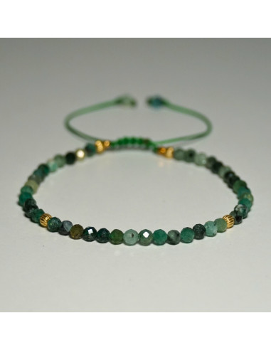 Bransoletka Szmaragd Ciemny 3mm - Crystals Break
