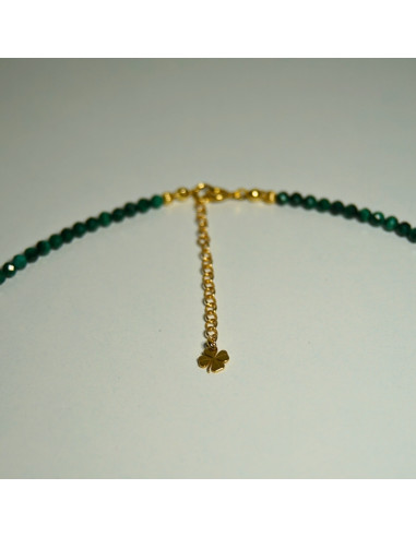 Naszyjnik Szczęścia Malachit 3mm - Crystals Break