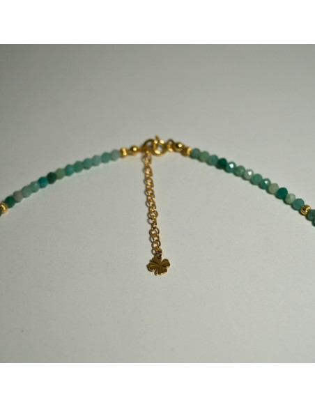 Naszyjnik Szczęścia Szmaragd Jasny 3mm - Crystals Break