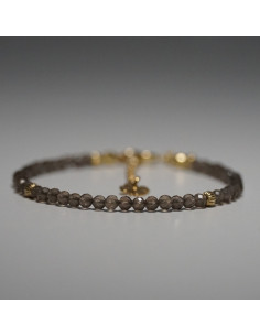Bransoletka Szczęścia Kwarc Dymny 3mm - Crystals Break 2