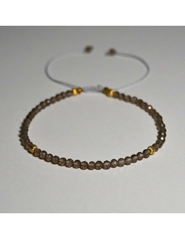 Bransoletka Kwarc Dymny 3mm - Crystals Break