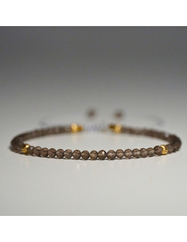 Bransoletka Kwarc Dymny 3mm - Crystals Break