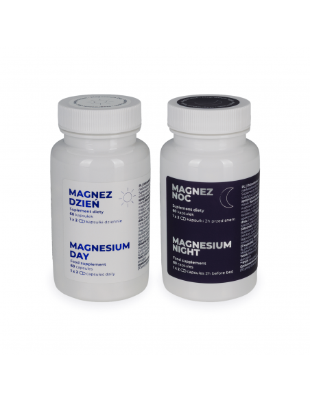 MAGNEZ DZIEŃ I NOC 2x60 KAPS. VISANTO UKRYTE TERAPIE JERZY ZIĘBA