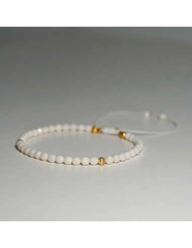 Bransoletka Koral Biały 3mm - Crystals Break