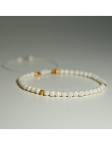 Bransoletka Koral Biały 3mm - Crystals Break