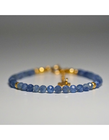 Bransoletka Szczęścia Szafir Jasny 3mm - Crystals Break