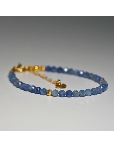 Bransoletka Szczęścia Szafir Jasny 3mm - Crystals Break