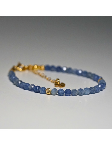 Bransoletka Szczęścia Szafir Jasny 3mm - Crystals Break