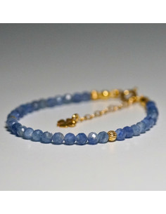 Bransoletka Szczęścia Szafir Jasny 3mm - Crystals Break