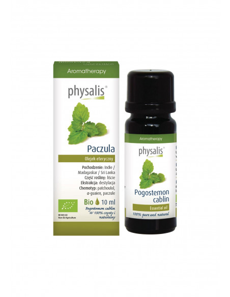 PACZULA EKO, OLEJEK ETERYCZNY 10ML- PHYSALIS