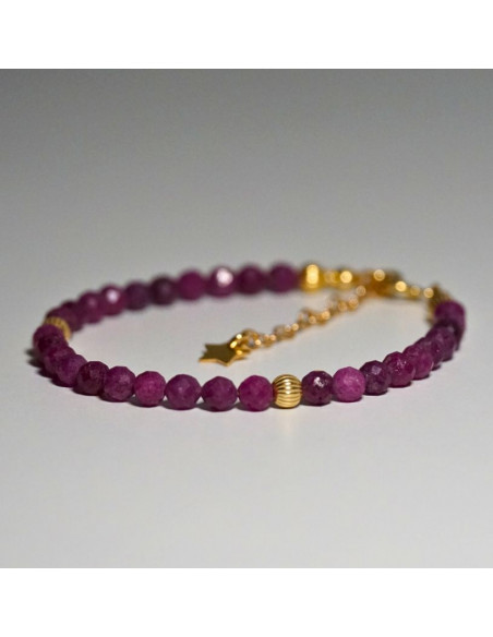 Bransoletka Gwiezdna Rubin 4mm - Crystals Break