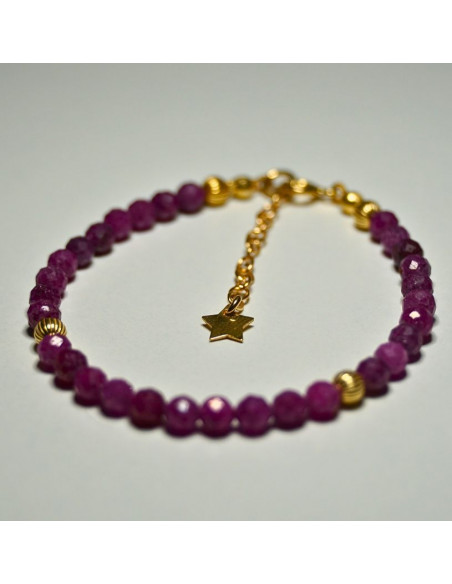 Bransoletka Gwiezdna Rubin 4mm - Crystals Break