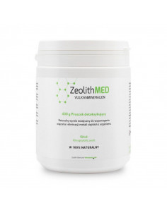ZEOLITHMED 400G PROSZEK DETOKSYKUJĄCY ORGANIZM Z METALI CIĘŻKICH
