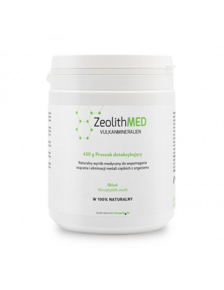 ZEOLITHMED 400G PROSZEK DETOKSYKUJĄCY ORGANIZM Z METALI CIĘŻKICH