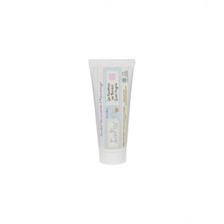 PASTA DO ZĘBÓW DLA DZIECI BEZ FLUORU, OD PIERWSZEGO ZĄBKA, Z ALOESEM I ORGANICZNĄ MALWĄ, TRUSKAWKOWA, BABY ANTHYLLIS 75ml