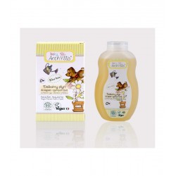 DELIKATNY PŁYN DO KĄPIELI I SZAMPON 2 W 1 Z PROTEINAMI RYŻU I EKSTRAKTEM Z HIBISKUSA Z UPRAW ORGANICZNYCH, 400ml, BABY ANTHYLLIS