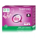 TAMPONY 100% CERTYFIKOWANEJ BAWEŁNY EKOLOGICZNEJ, SUPER 18 szt., GENTLE DAY