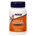 LUTEINA + ZEAKSANTYNA ( LUTEIN & ZEAXANTHIN ) 60kaps. NOW FOODS