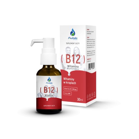 WITAMINA B12 ( METYLOKOBALAMINA ) 200 µg 30 ml, AVITALE, ALINESS