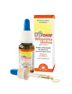 WITAMINA D3 FORTE W KROPLACH, 2000 IU, 20ml DR. JACOBS