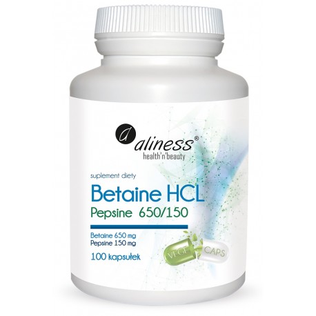 BETAINE HCL I PEPSYNA,  100kaps. ALINESS