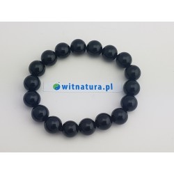 ONYKS CZARNY, BRANSOLETKA KULKI 10 mm