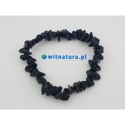 ONYKS CZARNY, BRANSOLETKA SIECZKA