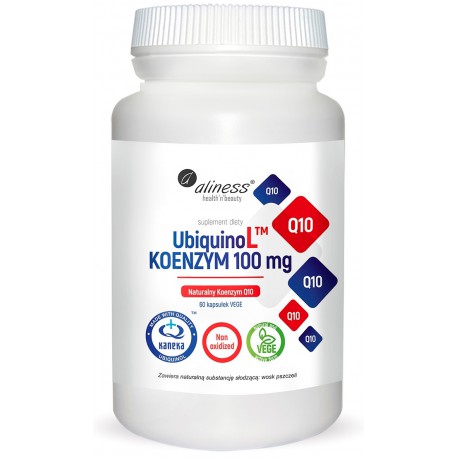 UBICHINOL™ KANEKA NATURALNY KOENZYM Q10 100mg 60kaps. ALINESS