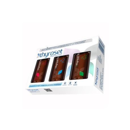 THYROSET - WSPARCIE TARCZYCY W 3 KROKACH, 3X45 kaps.