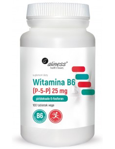 WITAMINA B6 P-5-P 25mg 100kaps. - ALINESS