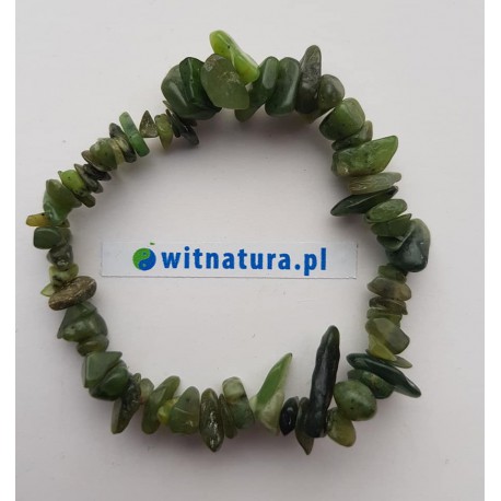 NEFRYT, BRANSOLETKA SIECZKA