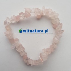 KWARC RÓŻOWY, BRANSOLETKA SIECZKA