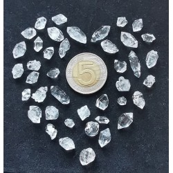 DIAMENT HARKIMER, BRYŁKA OK 5/8 mm