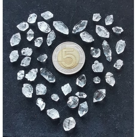 DIAMENT HARKIMER, BRYŁKA OK 5/8 mm