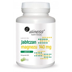 JABŁCZAN MAGNEZU 100 mg z B6 (P-5-P) 100 kaps - ALINESS