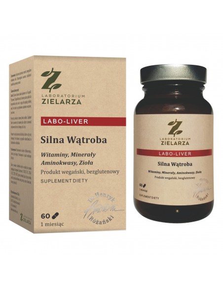 LABO-LIVER 60 kapsułek Silna Wątroba - LABORATORIUM ZIELARZA