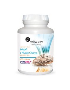 WAPŃ Z MUSZLI OSTRYG Z K2 MK7 I D3 100kaps. ALINESS