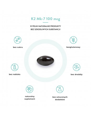 WITAMINA K2 I D3 MENA Q7 60kaps. UKRYTE TERAPIE JERZY ZIĘBA