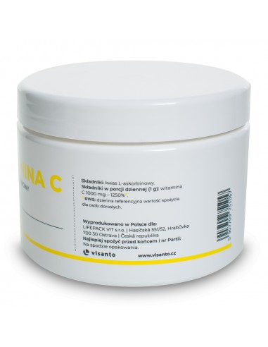 WITAMINA C  100% L-KWAS ASKORBINOWY JAKOŚĆ FARMACEUTYCZNA 500g UKRYTE TERAPIE JERZY ZIĘBA 