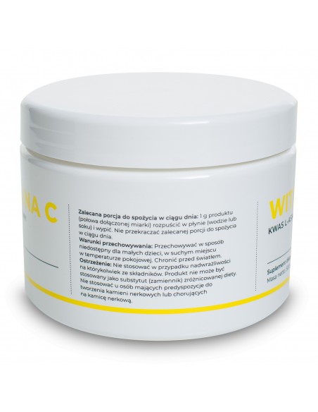 KWAS L- ASKORBINOWY LEWOSKRĘTNY WITAMINA C 1kg CZDA 