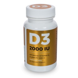 NATURALNA WITAMINA D3 2000IU 60kaps. VISANTO UKRYTE TERAPIE