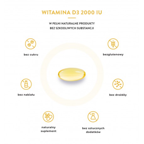 WITAMINA D3 2000j.m. 120kaps.