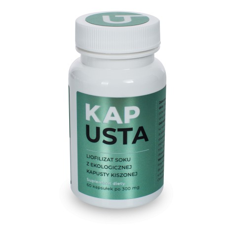 LIOFILIZAT SOKU Z EKOLOGICZNEJ KAPUSTY KISZONEJ 500mg 60kaps VISANTO UKRYTE TERAPIE JERZY ZIĘBA